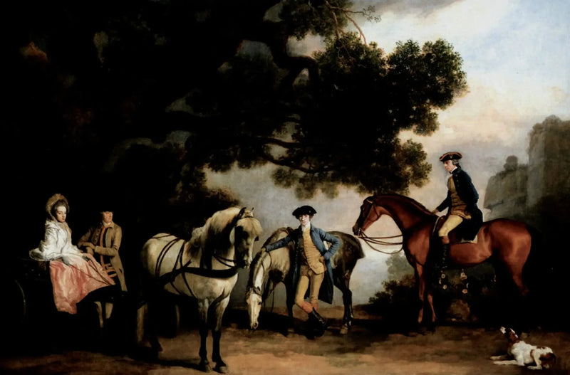 Milbanke- ja Melbourne-heimot - George Stubbs