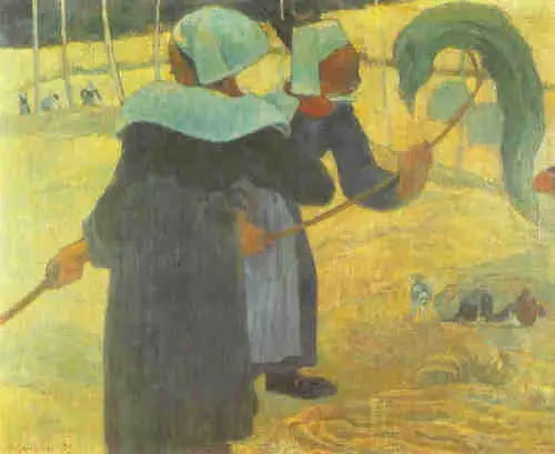 Niittävät - Paul Gauguin
