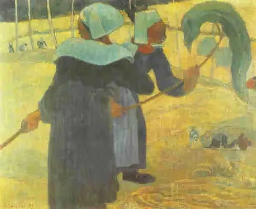 Niittävät - Paul Gauguin