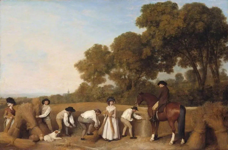 Maatalaiset niittämässä - George Stubbs