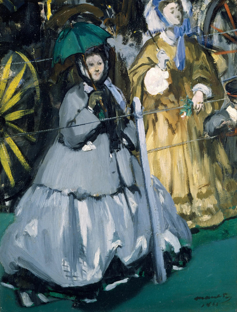 Naiset kilpailuissa - Édouard Manet