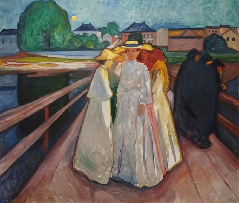 Naiset sillalla - Edvard Munch
