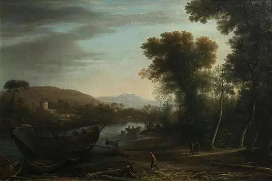 Puutavaran halkaisijat - Claude Lorrain