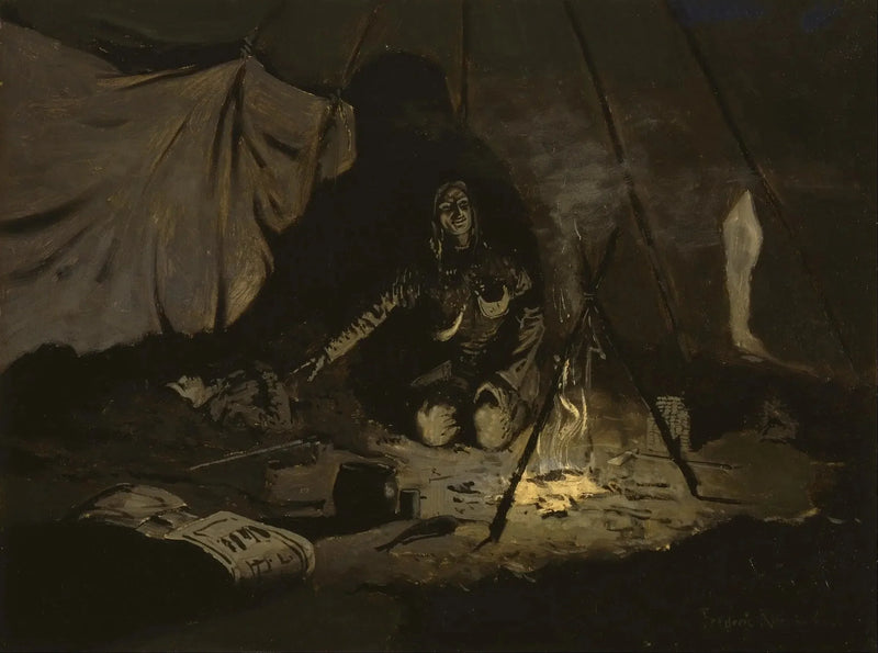 Kuivat lehdet kestivät pidempään kuin hän - Frederic Remington