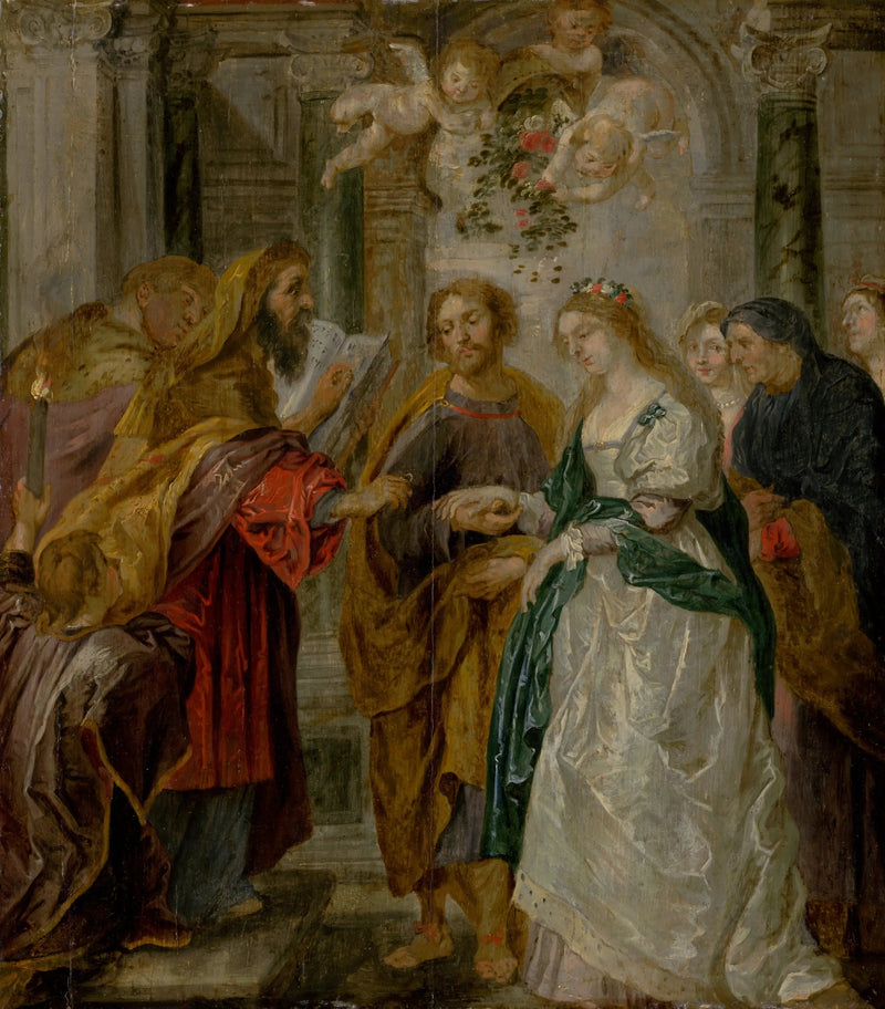 Neitsyt Marian kihlajaiset - Peter Paul Rubens