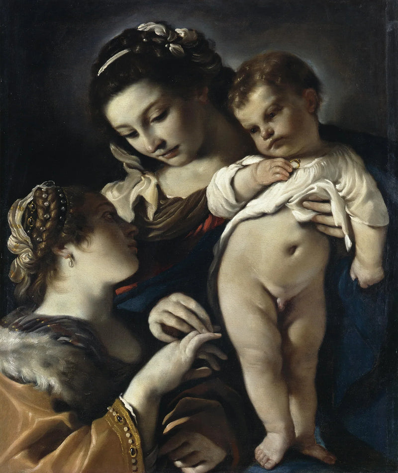 Pyhän Katariinan Aleksandriinan kihlajaiset - Guercino