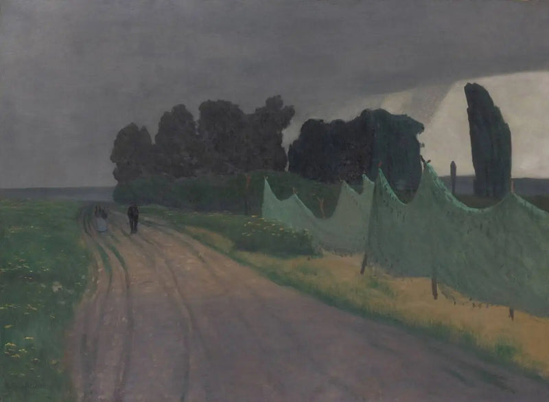 Verkonpätkät, Honfleur - Félix Vallotton