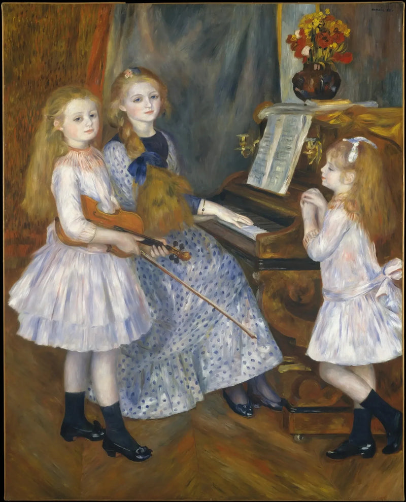 Catulle Mendèsin tyttäret - Pierre-Auguste Renoir