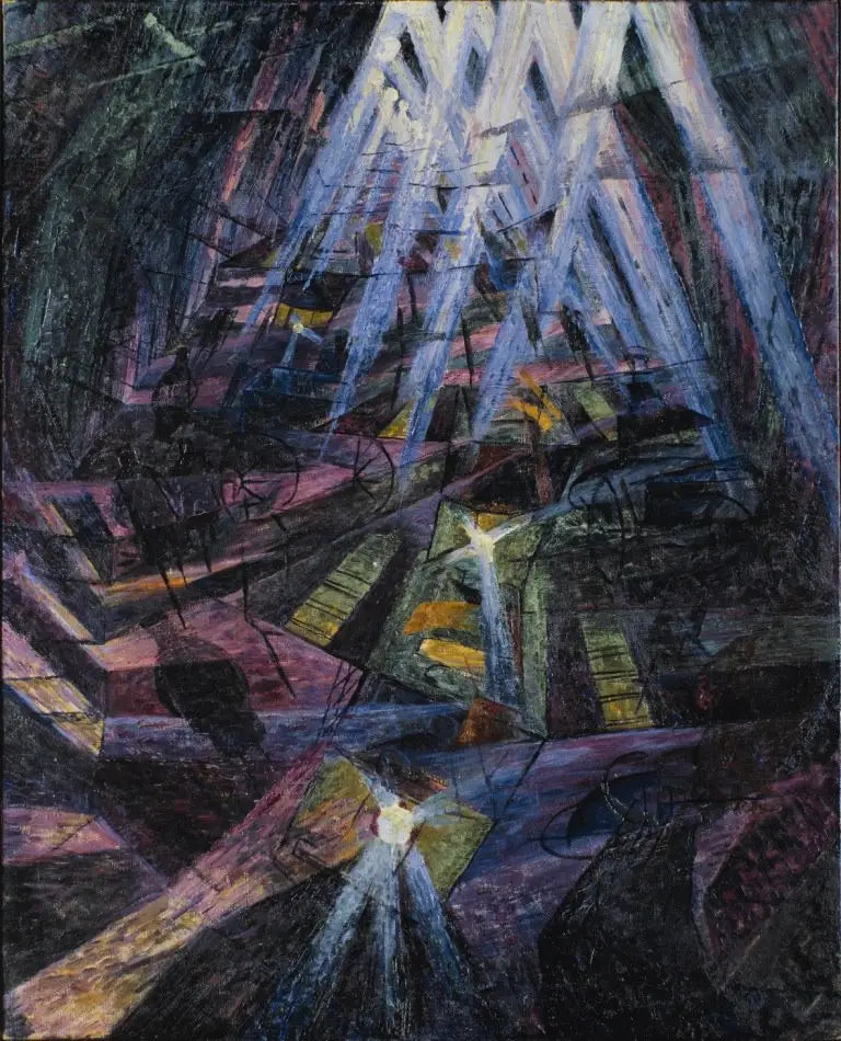 Kadun voimat - Umberto Boccioni