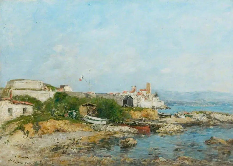 Antibessin linnoitukset - Eugène Boudin
