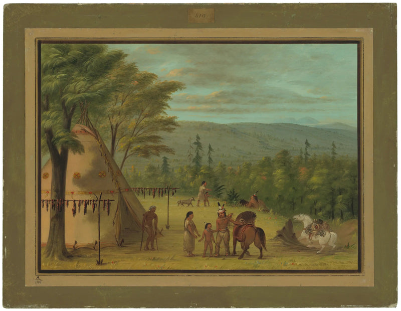 Cheyenne-veljekset aloittavat syysjahtinsa - George Catlin