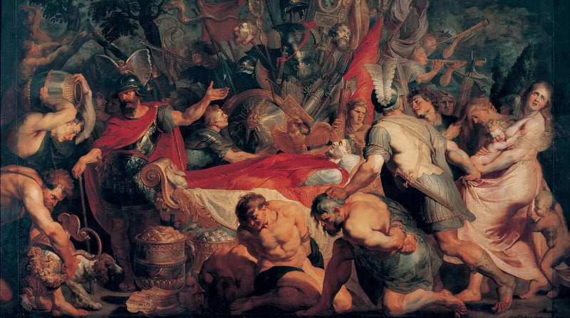 Deciuksen Musin hautajaiset - Peter Paul Rubens