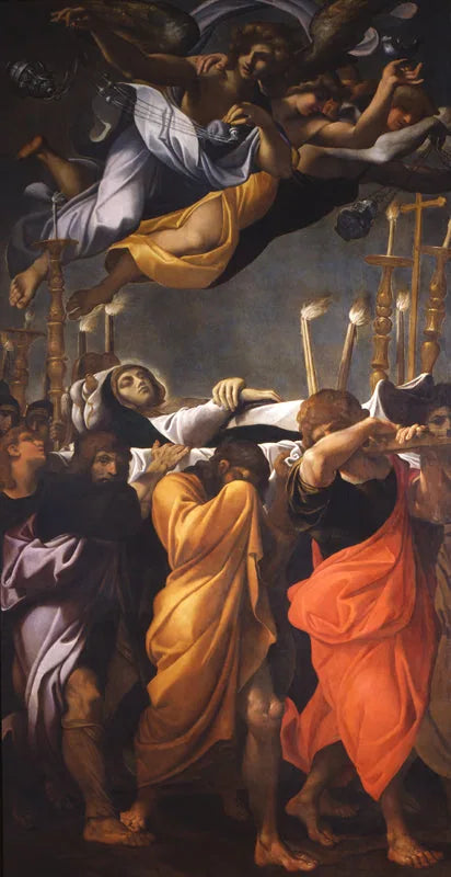 Marian Marian hautajaiset - Ludovico Carracci