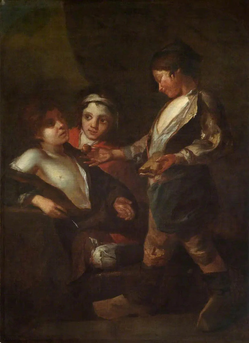 Kadun lapset syövät (diptyykki, oikeanpuoleinen paneeli) - Bartolomé Esteban Murillo