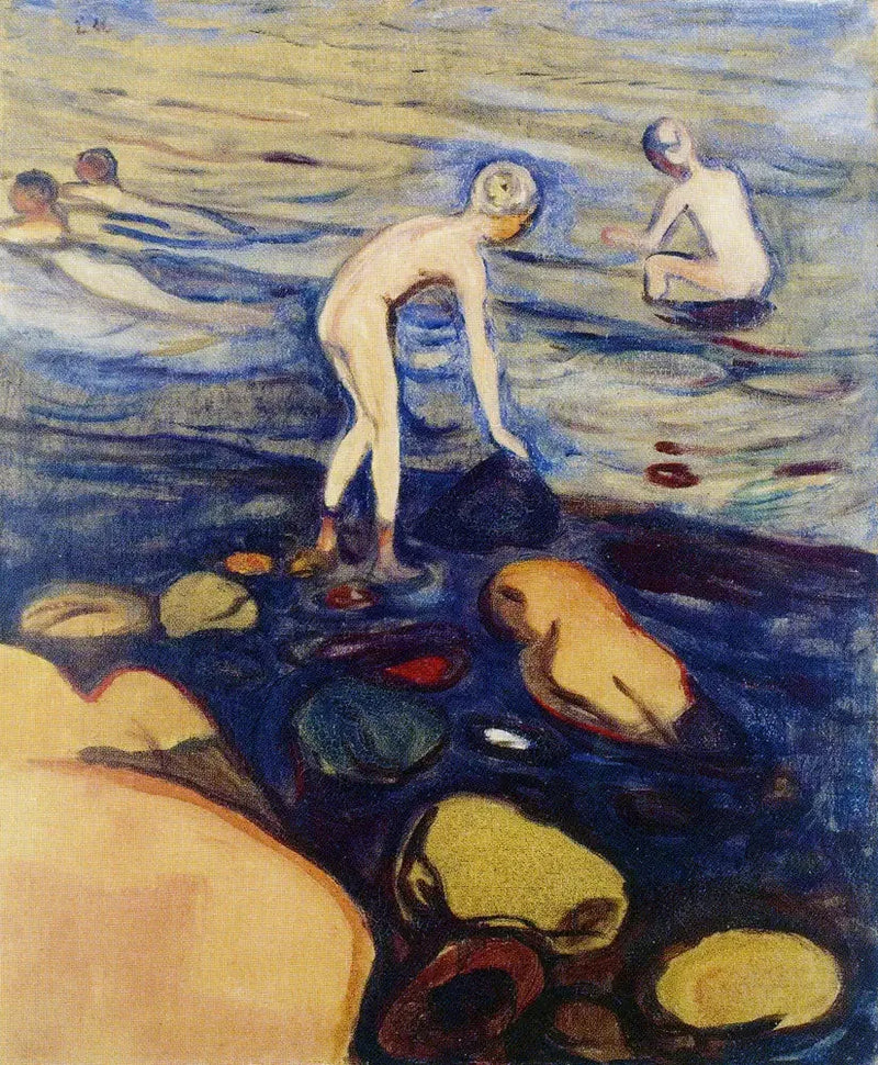 Poikien uiminen - Edvard Munch