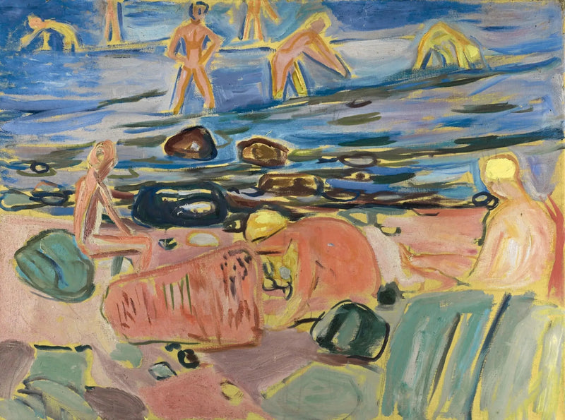 Poikien uiminen - Edvard Munch
