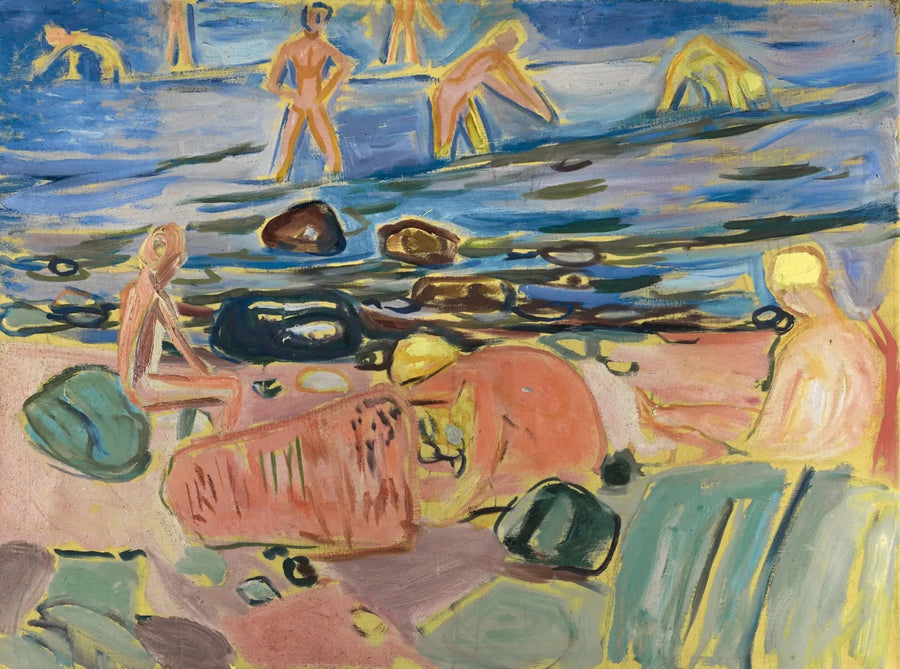 Poikien uiminen - Edvard Munch