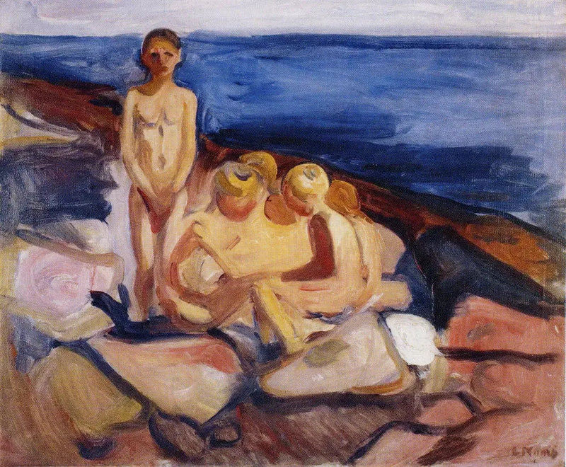 Poikien uiminen - Edvard Munch