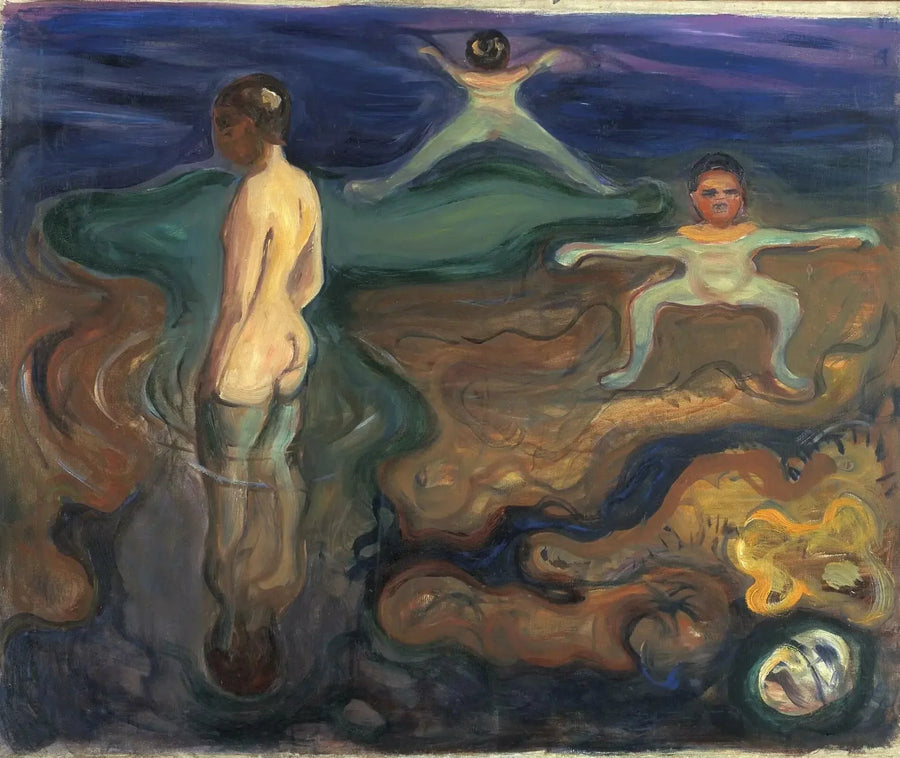 Poikien uiminen - Edvard Munch