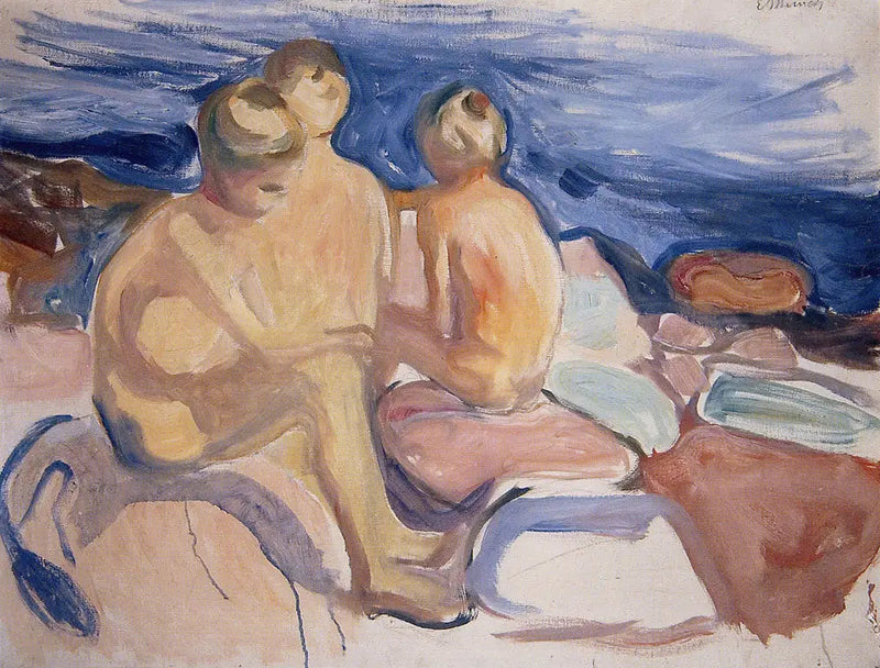 Poikien uiminen - Edvard Munch