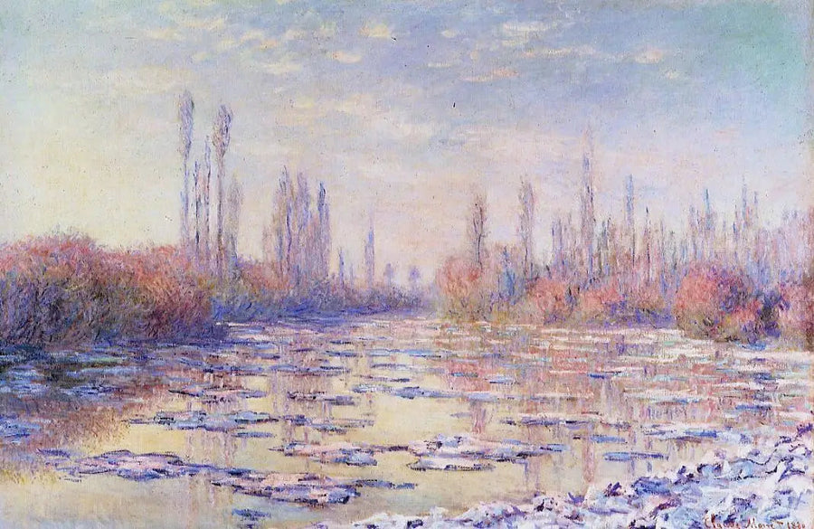 Jääpalat - Claude Monet