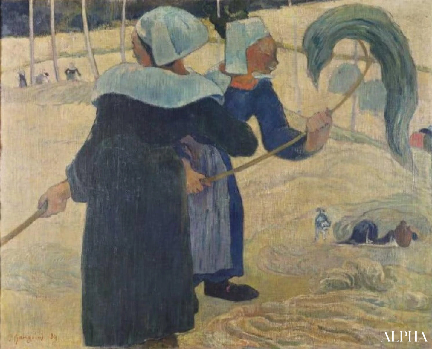 Heinävalmistuskanavat - Paul Gauguin - Korkealaatuiset taulujen ja maalauksien reproduktiot