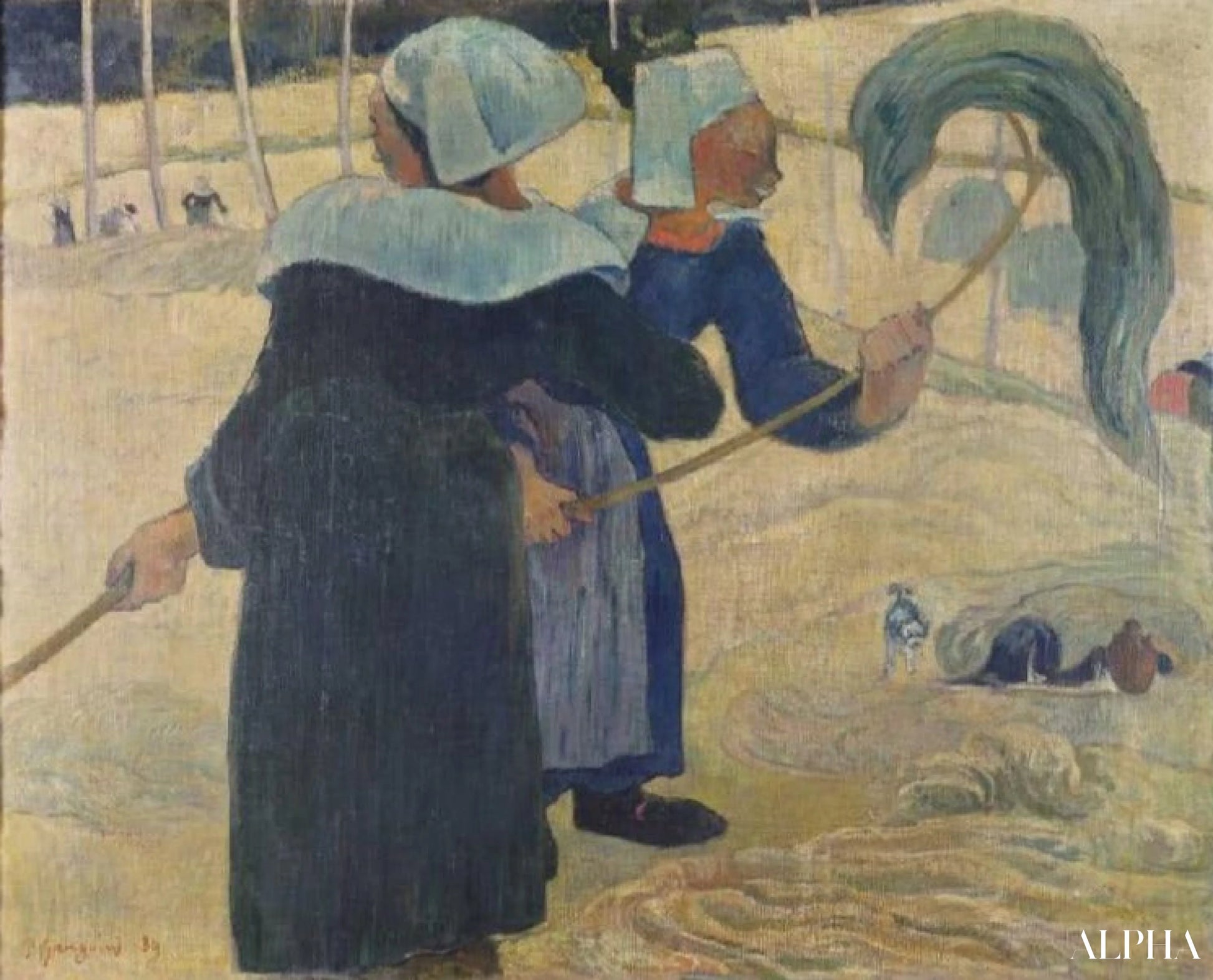 Heinävalmistuskanavat - Paul Gauguin - Korkealaatuiset taulujen ja maalauksien reproduktiot