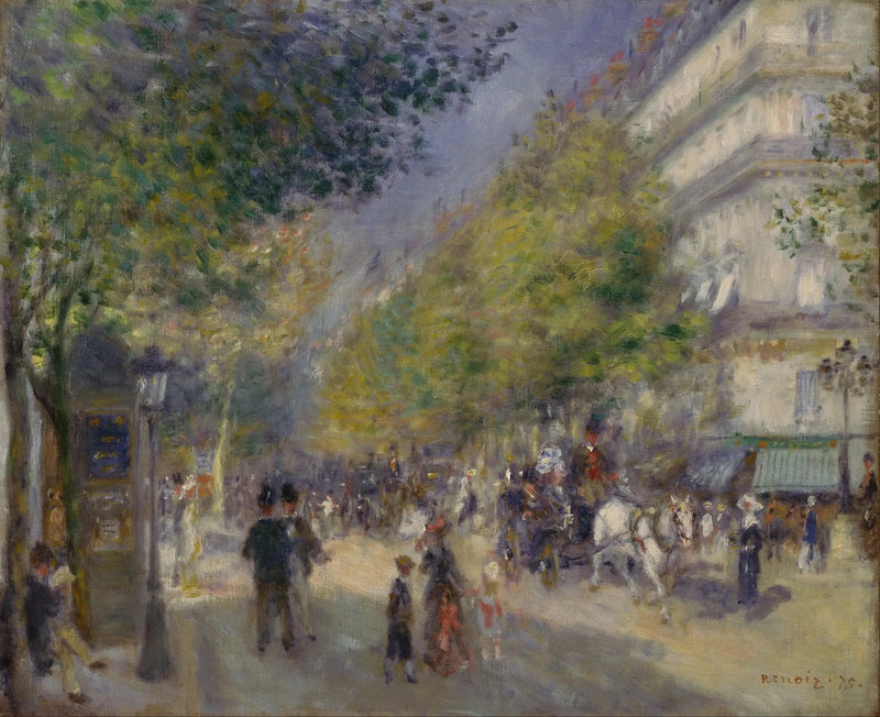 Suuret bulevardit - Pierre-Auguste Renoir