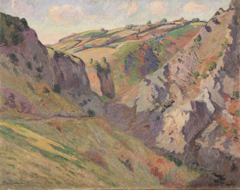 Prunal luolat lähellä Pontgibaudia (Auvergne) - Armand Guillaumin