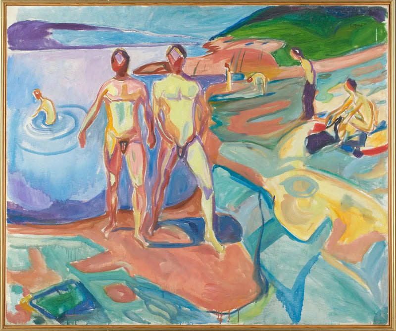 Miehet uivat - Edvard Munch