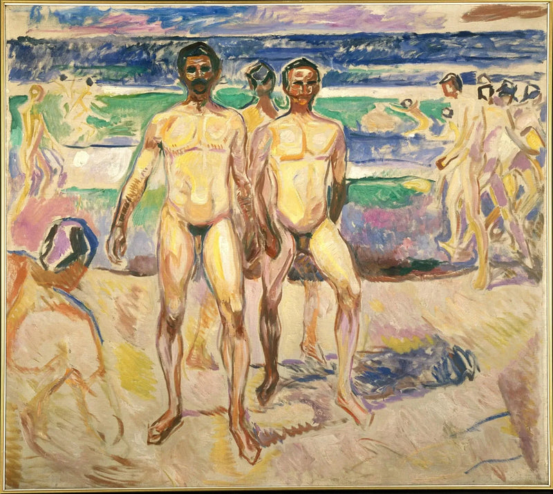 Miehet uivat - Edvard Munch