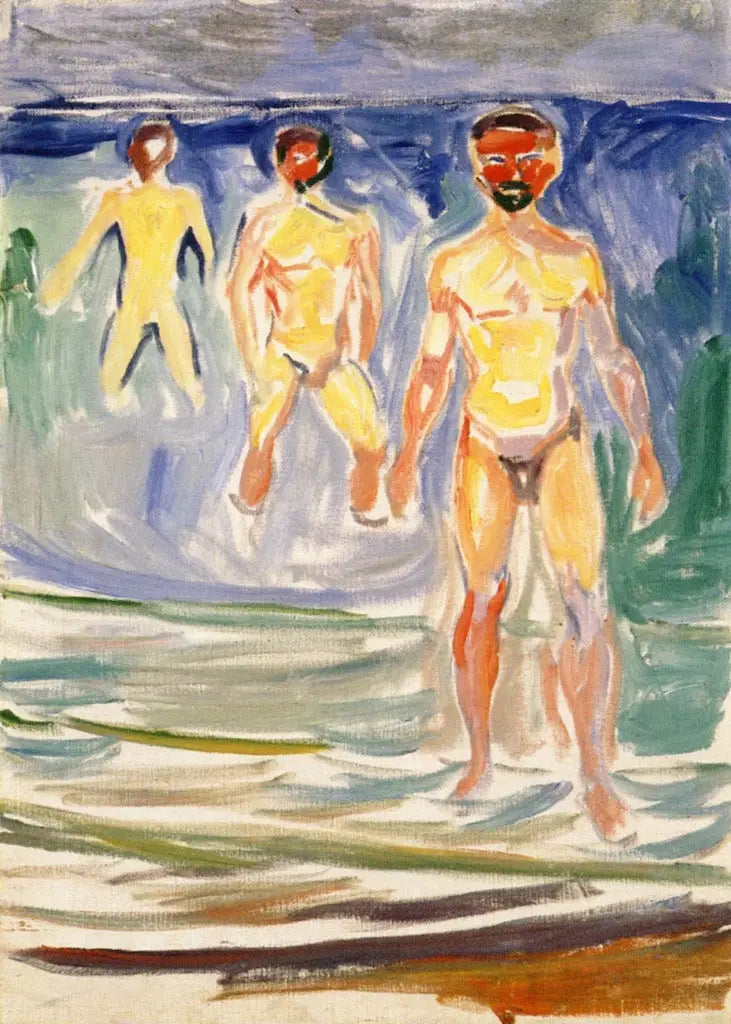 Miehet uivat - Edvard Munch