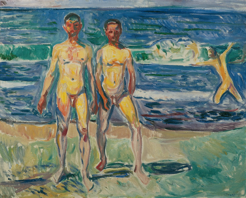 Miehet uivat - Edvard Munch