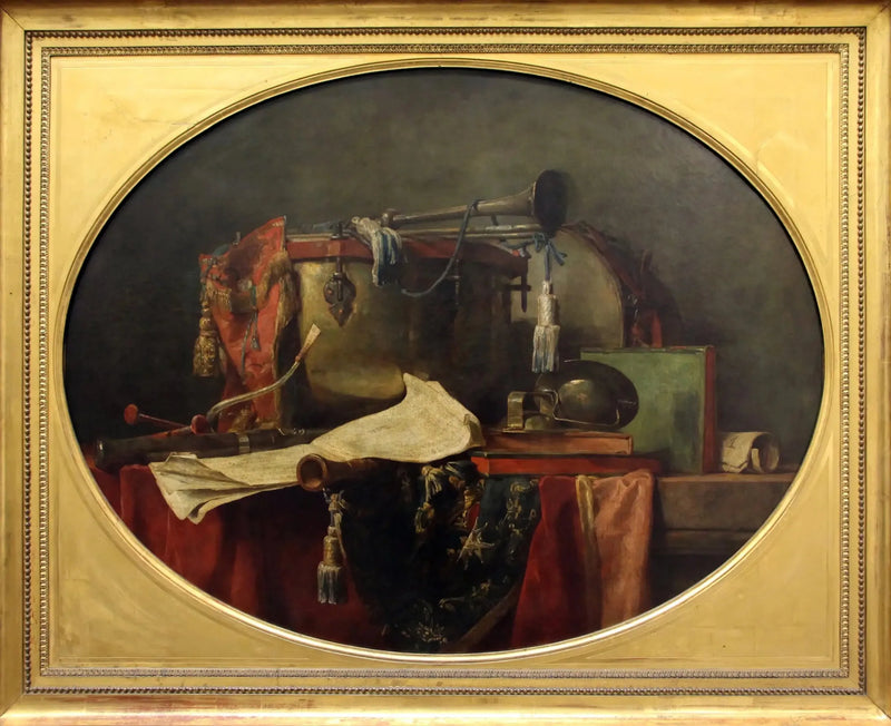 Sotilasmusiikkivälineet - Jean Siméon Chardin
