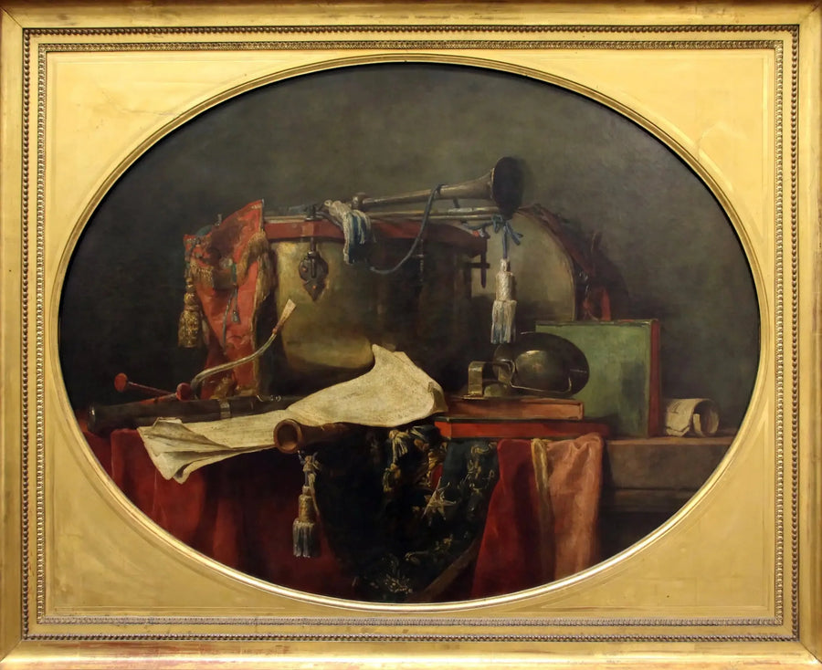 Sotilasmusiikkivälineet - Jean Siméon Chardin