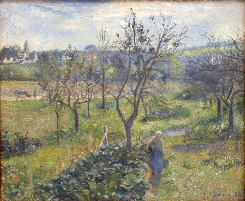 Valhermeilin puutarhat, Auvers-sur-Oise - Camille Pissarro