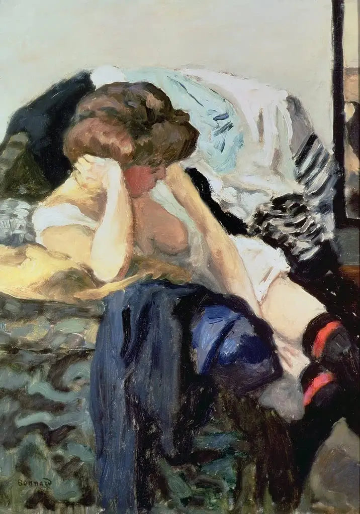 Punaiset sukkanauhat - Pierre Bonnard