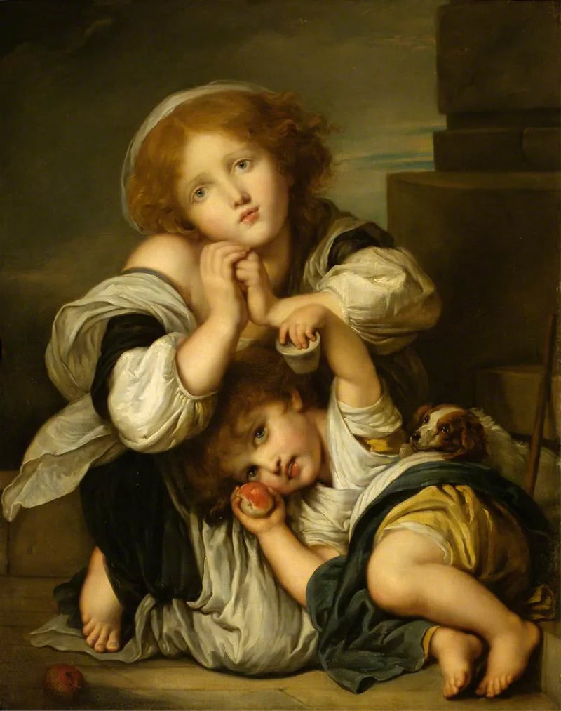 Nuoret kerjäläiset - Jean-Baptiste Greuze
