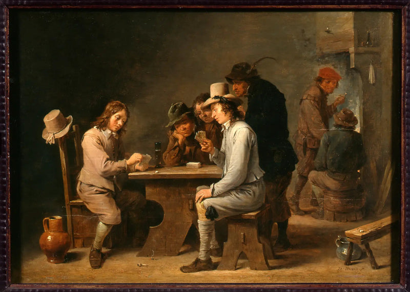 Korttipelaajat - David Teniers nuorempi