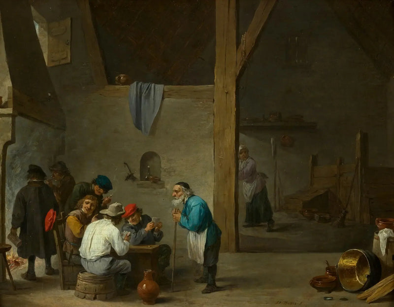 Korttipelaajat - David Teniers nuorempi