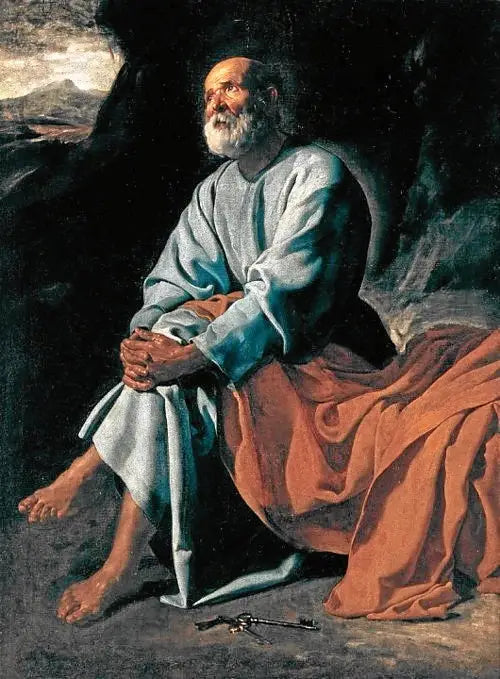 Pyhän Pietarin kyyneleet - Diego Velázquez