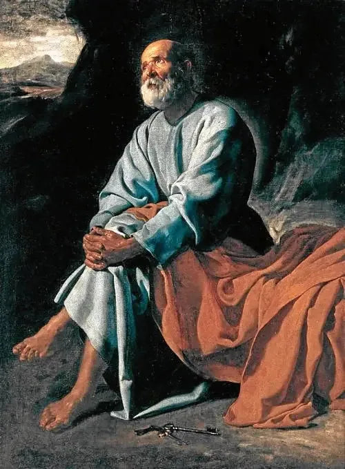 Pyhän Pietarin kyyneleet - Diego Velázquez