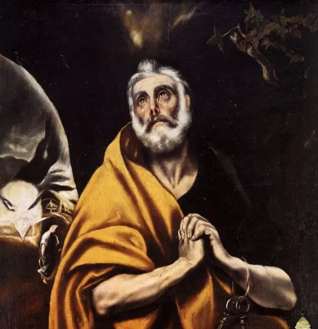 Pyhän Pietarin kyyneleet - El Greco