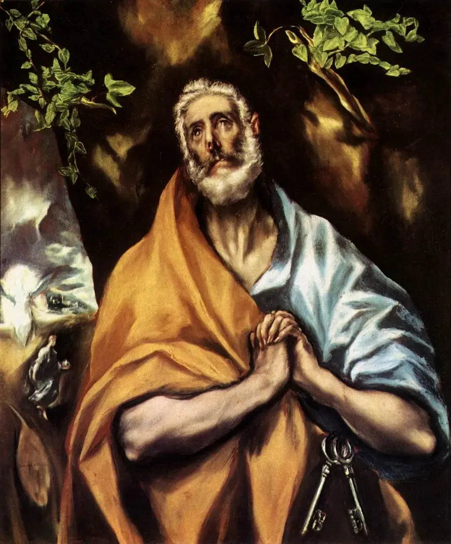 Pyhän Pietarin kyyneleet - El Greco