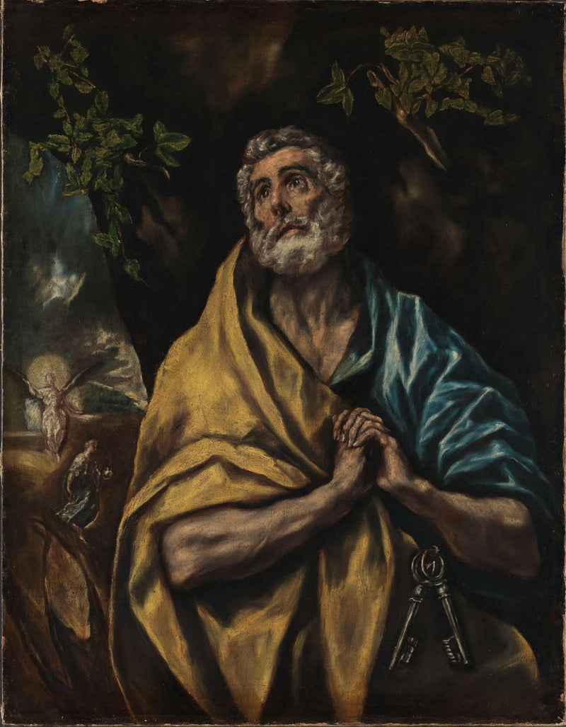 Pyhän Pietarin kyyneleet - El Greco