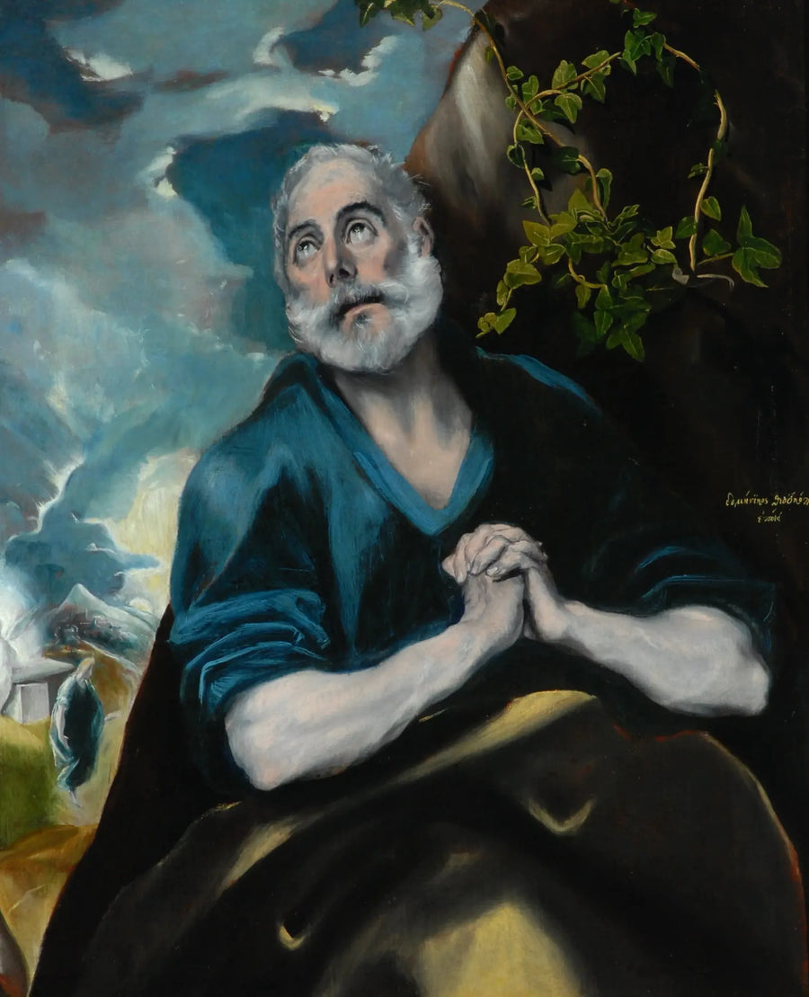 Pyhän Pietarin kyyneleet - El Greco