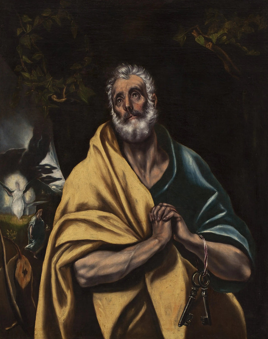 Pyhän Pietarin kyyneleet - El Greco
