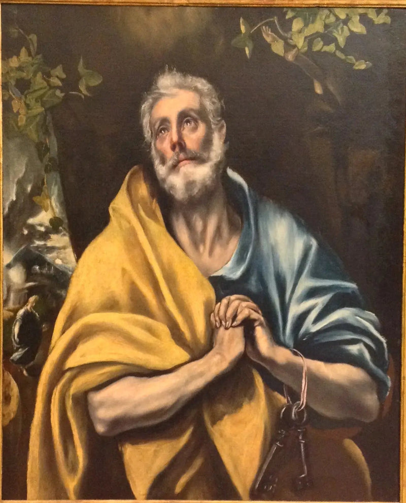 Pyhän Pietarin kyyneleet - El Greco