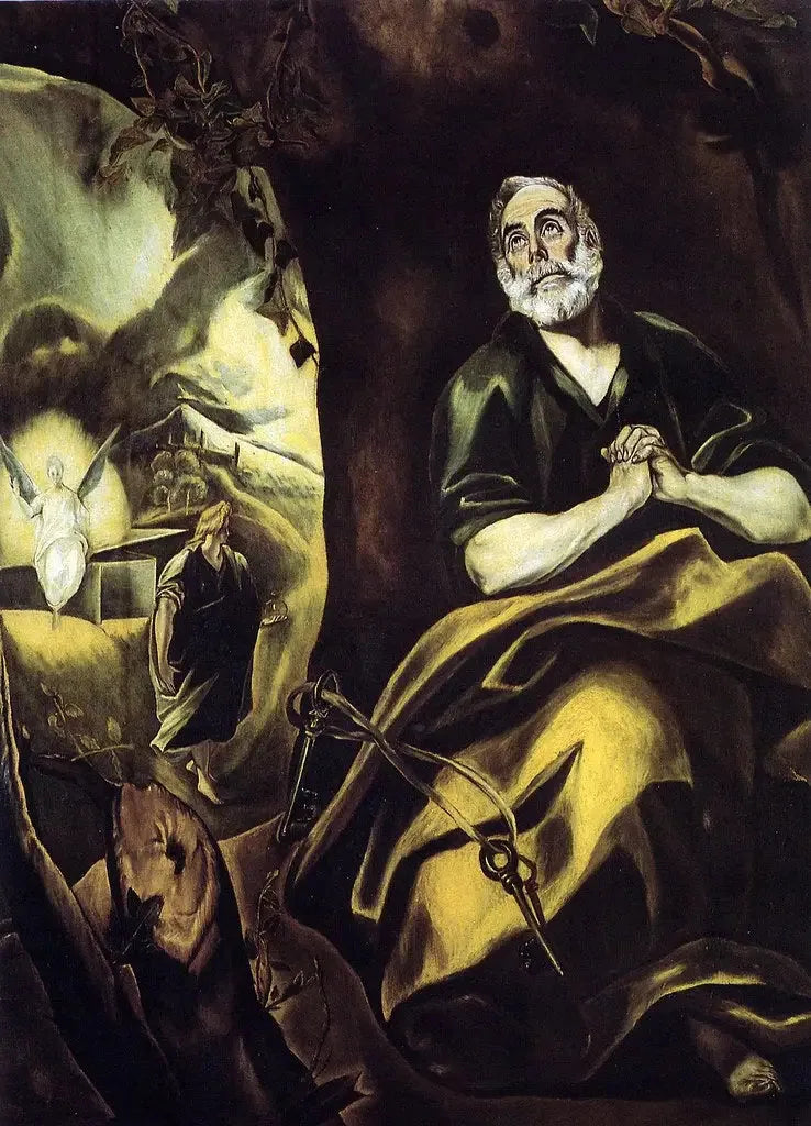 Pyhän Pietarin kyyneleet - El Greco