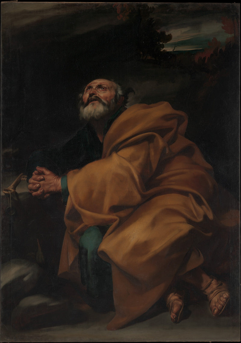 Pyhän Pietarin kyyneleet - Jusepe de Ribera